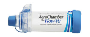 AeroChamber Plus Flow-Vu mit Mundstück für Erwachsene - (BLAU)