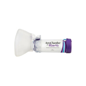 AeroChamber Plus Flow-Vu Maske für Erwachsene (VIOLETT) - ab 5 Jahren