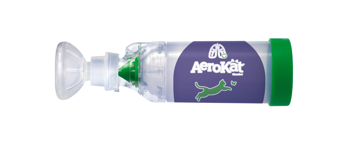 AeroKat* für Katzen Aerosolvorschaltkammer
